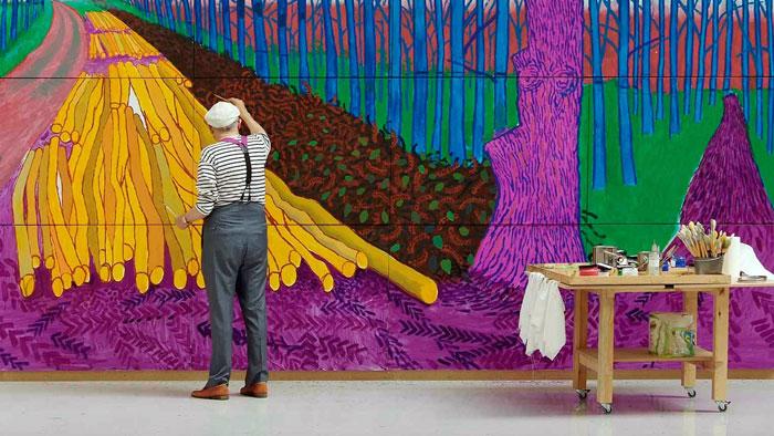 David Hockney at the Royal Academy of Arts